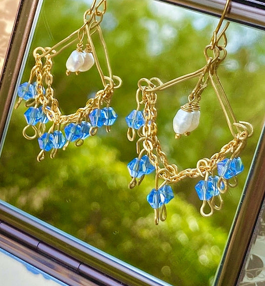 Raindrop Curtain Earrings